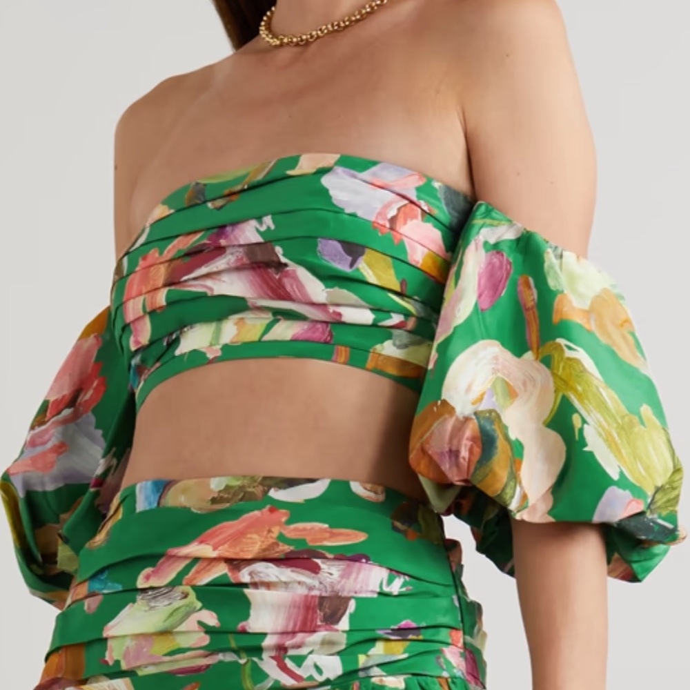 Alemais Arlo Off-The-Shoulder
Cropped Top Size 6 NWT‎